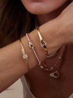 Wrapped in Rubies Bracelet