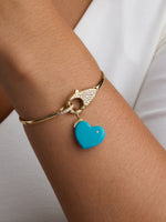 Pave Diamond Lock Bracelet