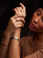 Two-Toned Stitched Ring