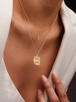 Diamonds and Key Dream Book Necklace