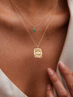 Diamonds and Key Dream Book Necklace