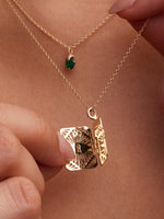 Diamonds and Key Dream Book Necklace