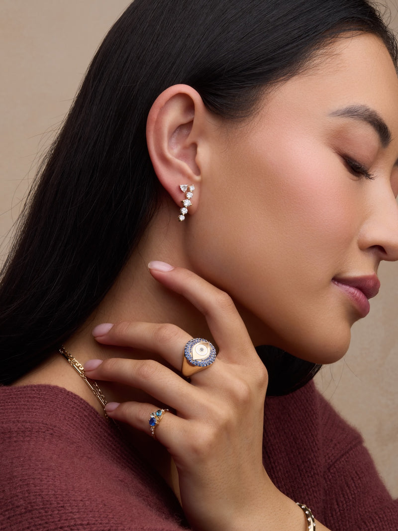 Evil Eye Signet Ring