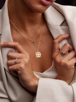 Diamonds and Key Dream Book Necklace