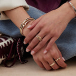 Mixed Metal Spinning Latch Ring