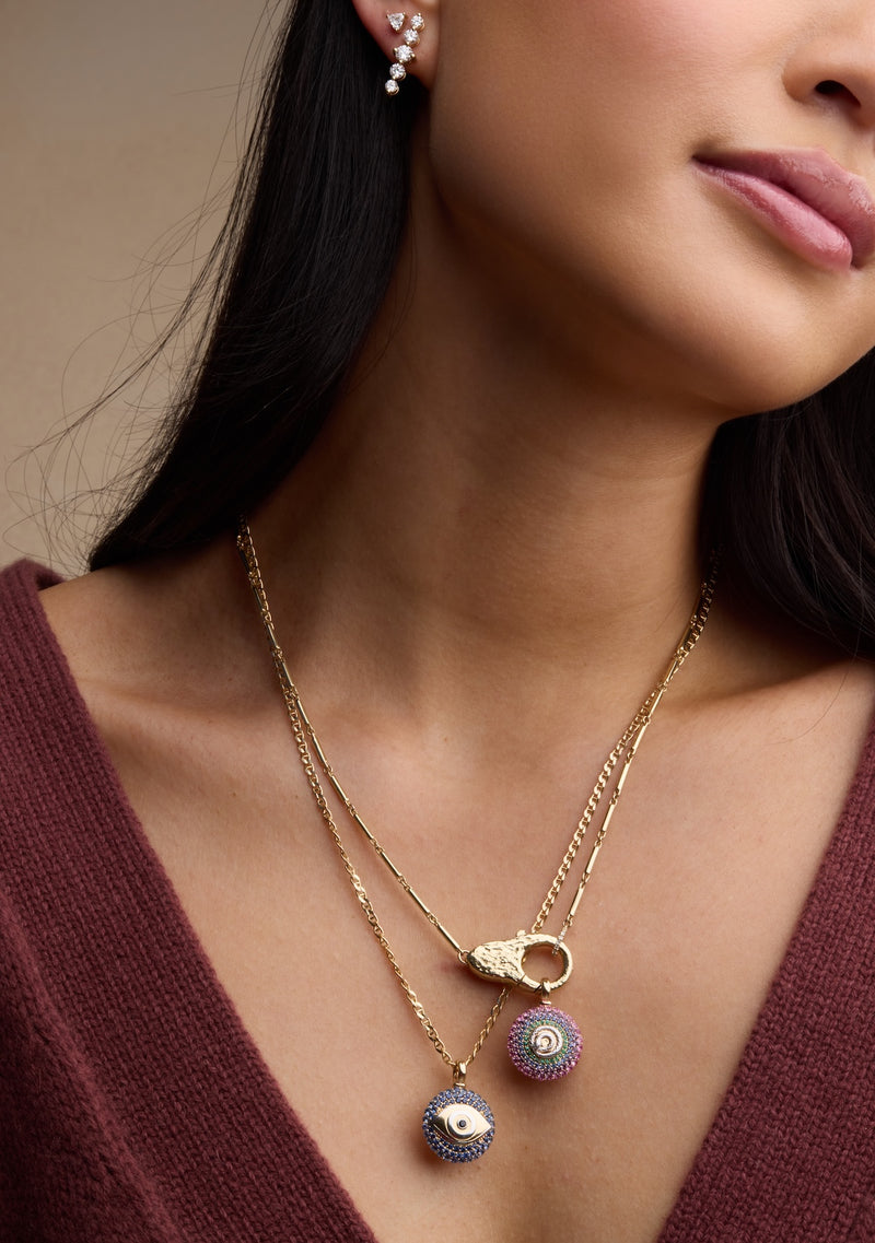 18K Lock Necklace