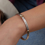 Golden Arc Cuff Bracelet
