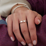 Mixed Metal Buckle Ring