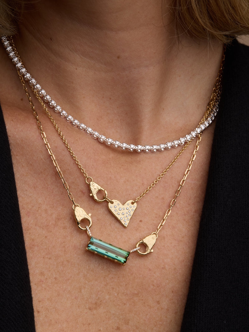 Double Lock Necklace