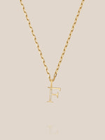 Diamond Initial Pendants