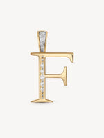Diamond Initial Pendants