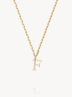 Diamond Initial Pendants
