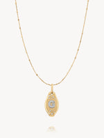 Initial Skipping Stone Pendant