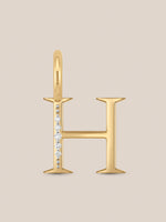 Diamond Initial Pendants