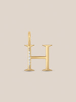 Diamond Initial Pendants