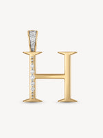 Diamond Initial Pendants