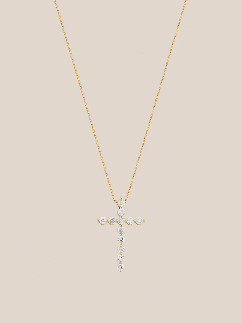 Diamond Cross Necklace