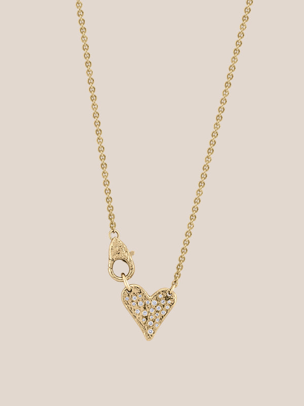 Heart of Gold Lock Necklace
