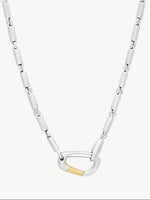 Mason Chain Carabiner Necklace