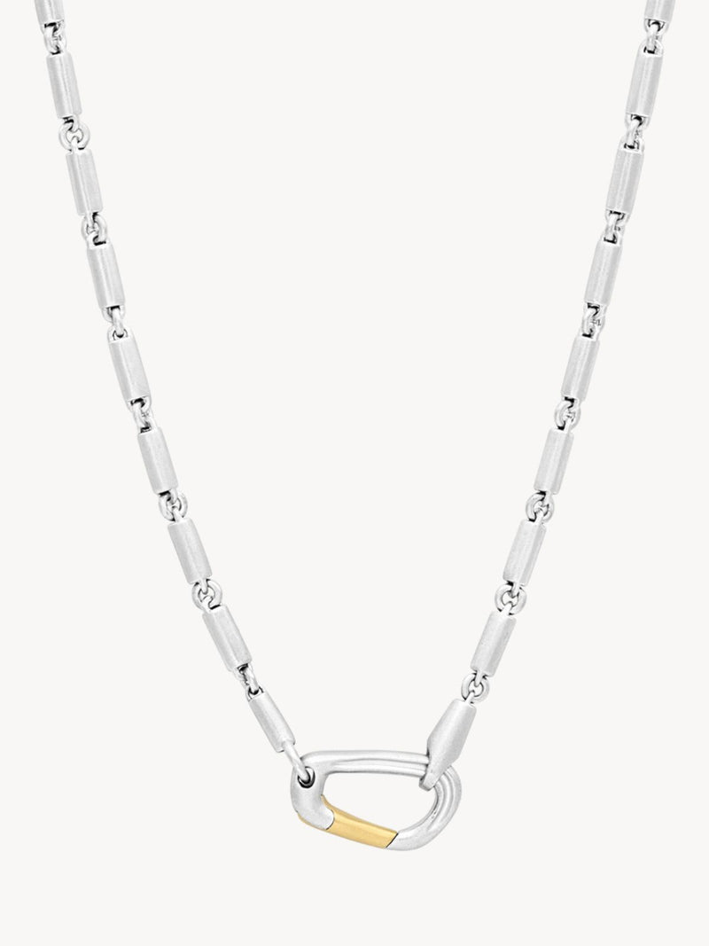 Mason Chain Carabiner Necklace