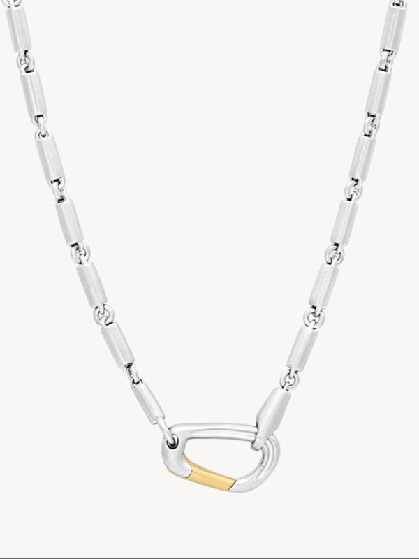 Mason Chain Carabiner Necklace