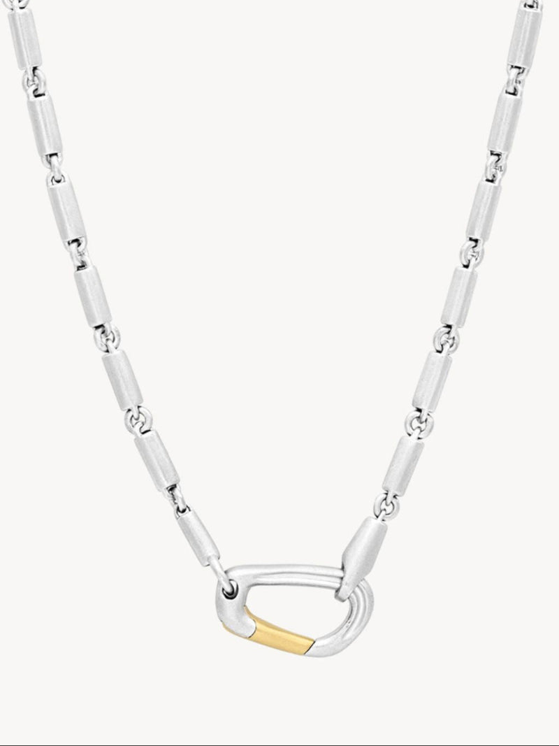 Mason Chain Carabiner Necklace