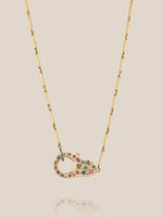 Confetti Lock Necklace