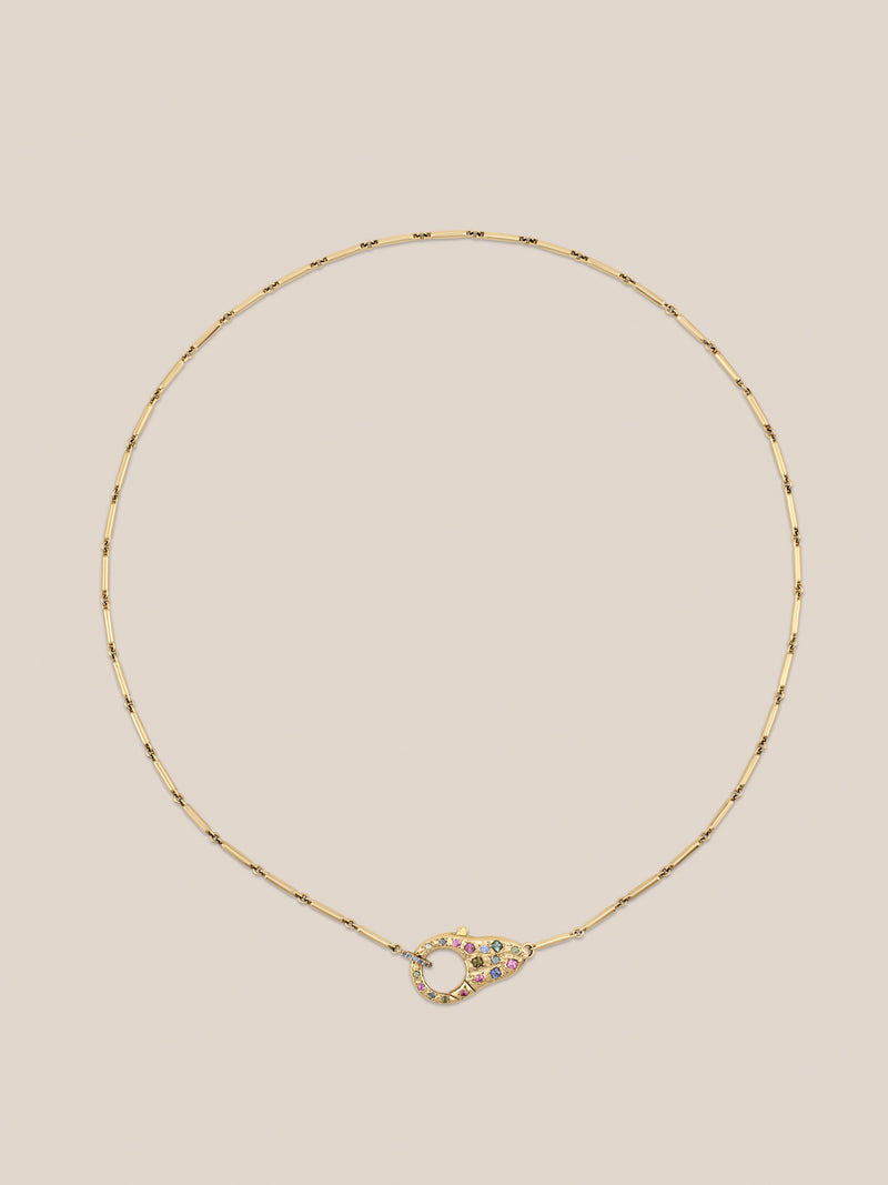 Confetti Lock Necklace
