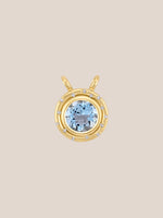 Aquamarine Spotlight Necklace