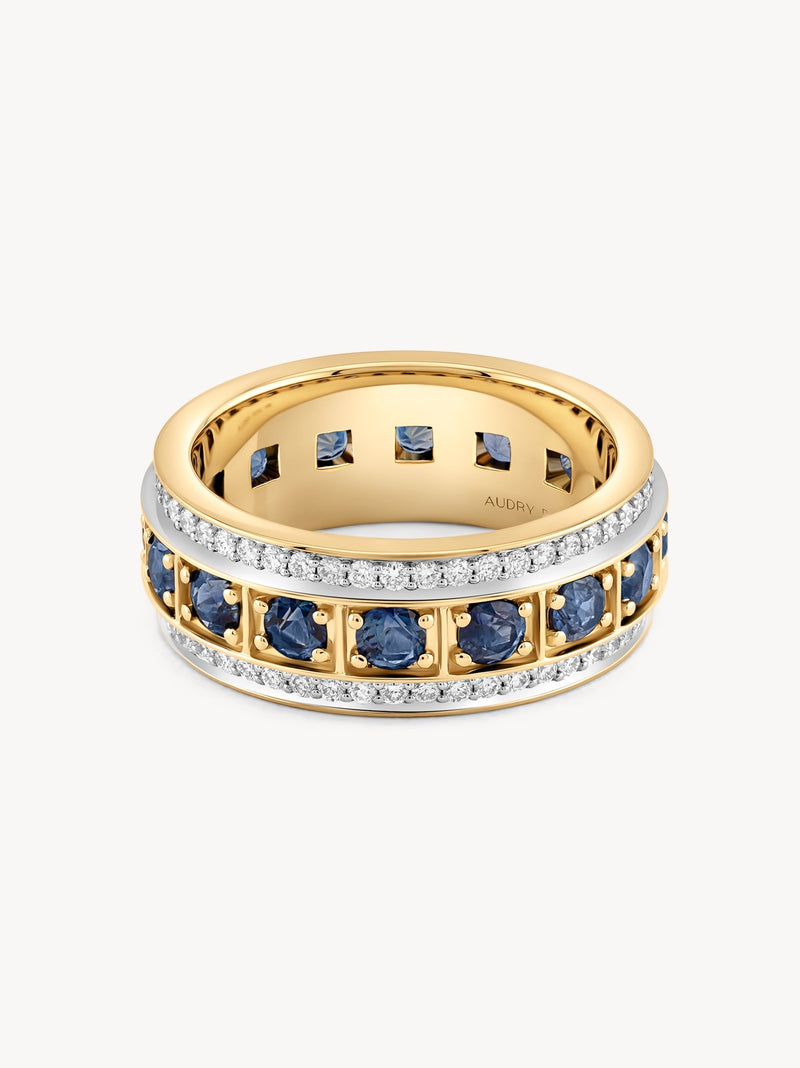 Sapphire Gallery Ring