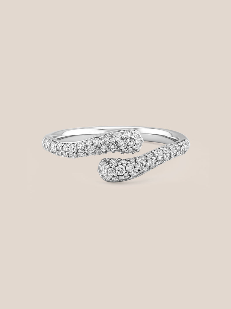 Pave Diamond Wrap Ring
