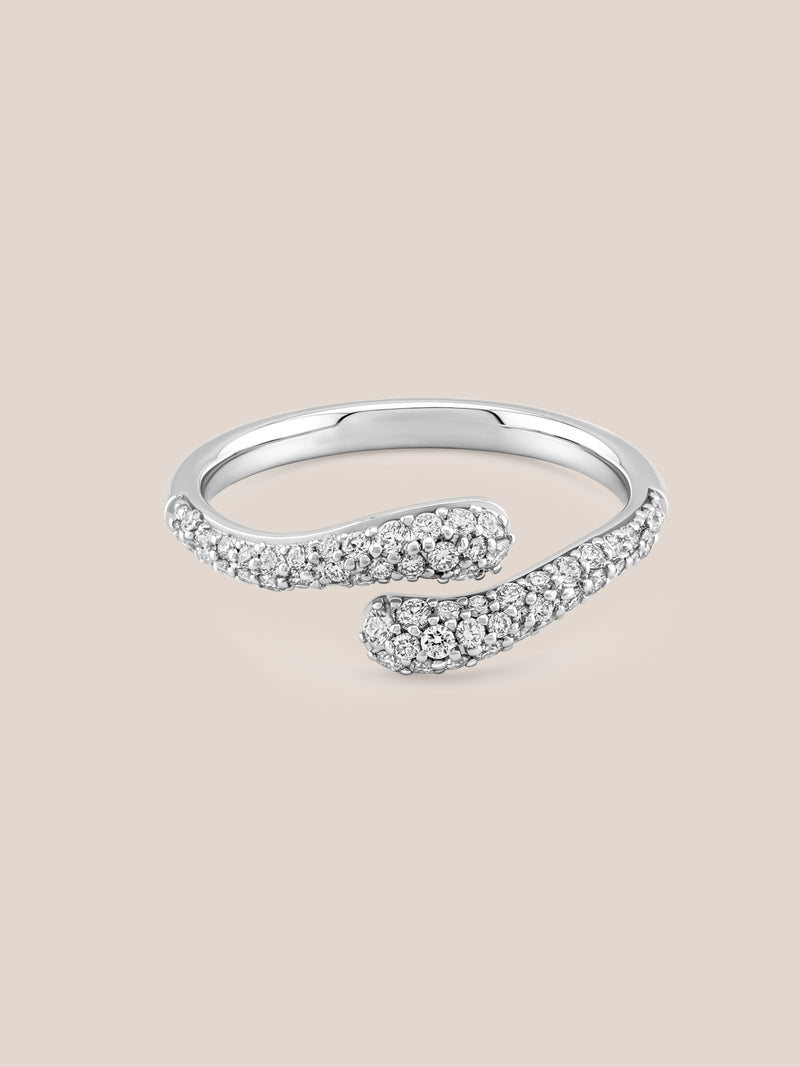 Pave Diamond Wrap Ring
