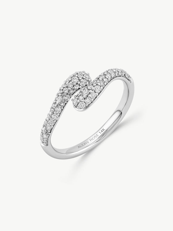 Pave Diamond Wrap Ring