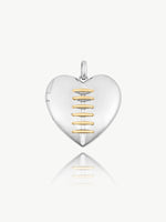 Custom Stitched Heart Locket