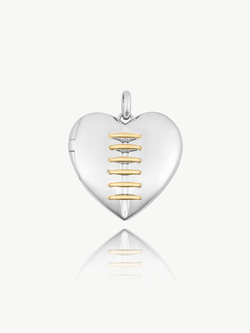 Custom Stitched Heart Locket
