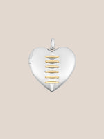 Custom Stitched Heart Locket