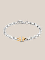 Golden Arc Chain Bracelet