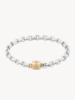 Golden Arc Chain Bracelet