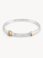 Golden Arc Hinge Bracelet
