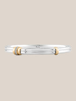 Golden Arc Hinge Bracelet