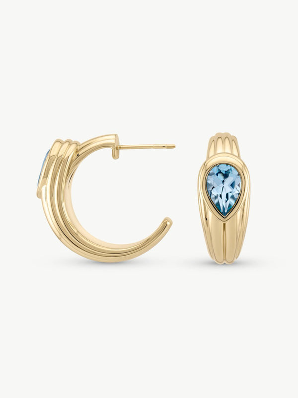 Pear Topaz Earrings