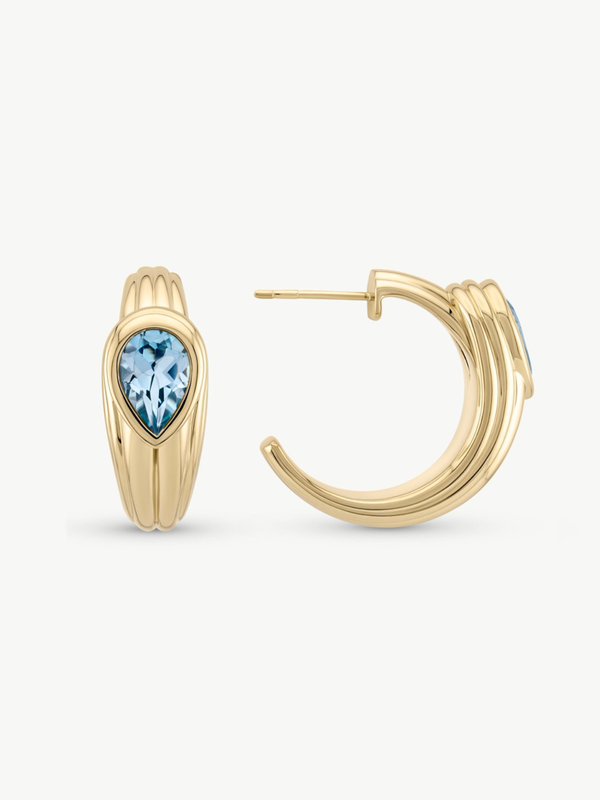 Pear Topaz Earrings