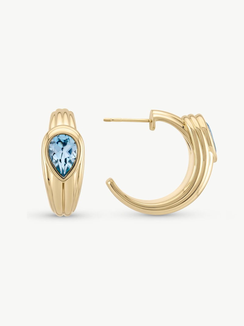 Pear Topaz Earrings