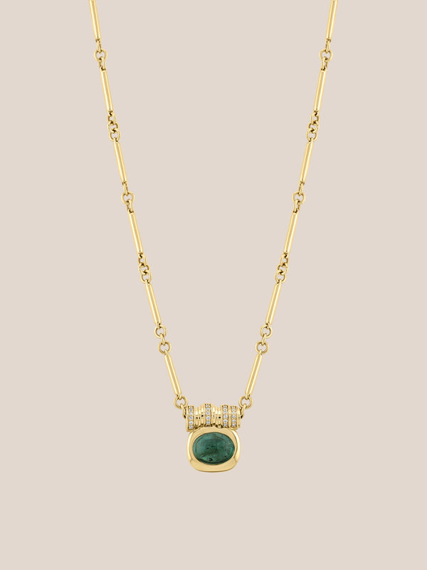 Tourmaline Pillar Necklace