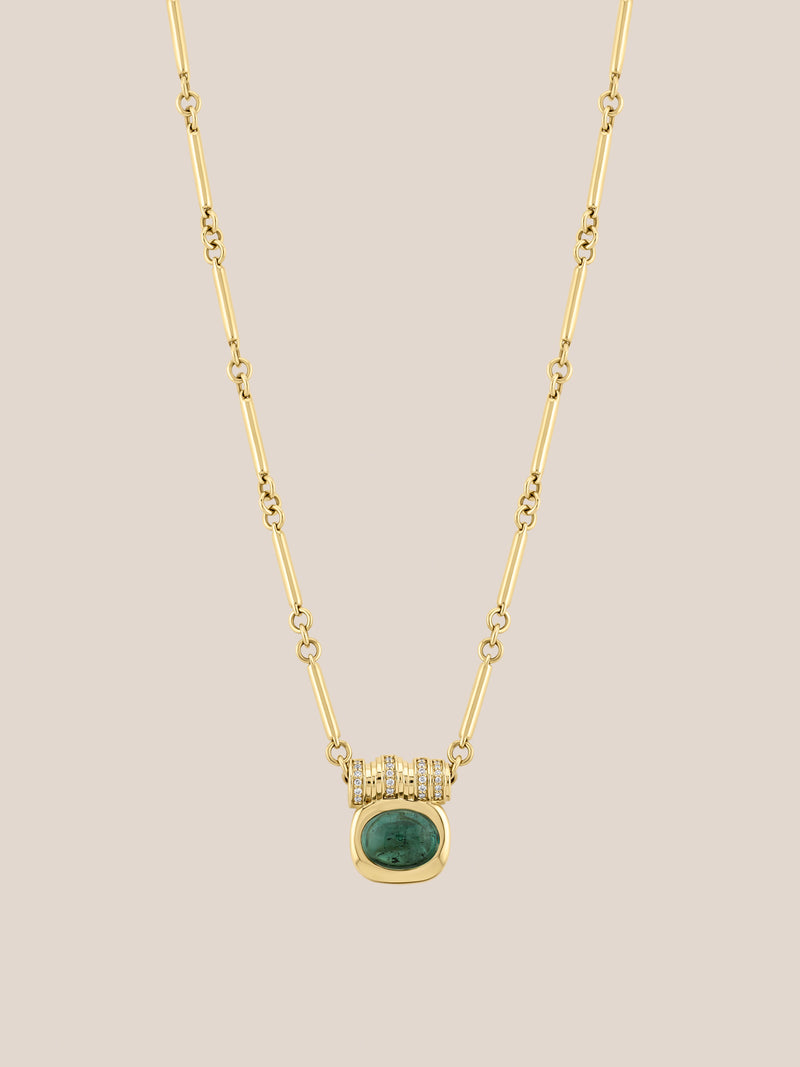 Tourmaline Pillar Necklace
