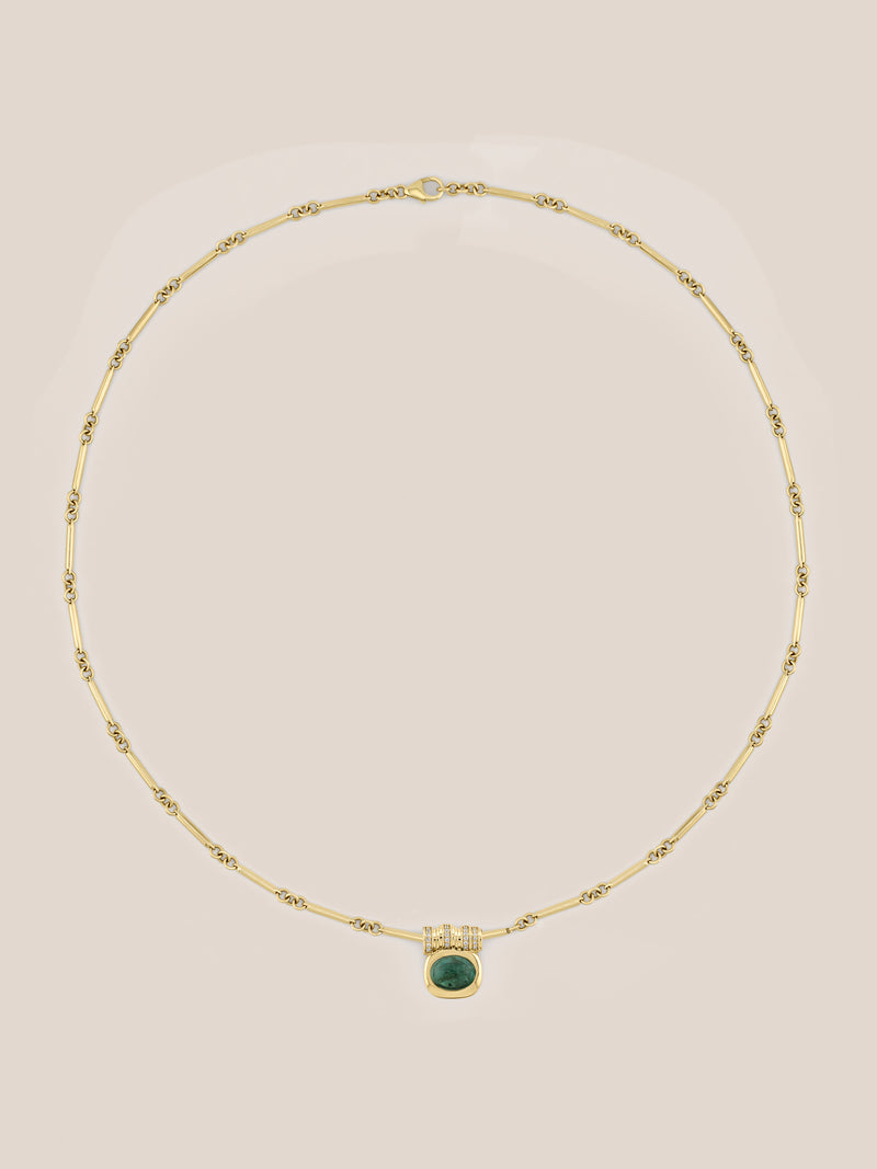 Tourmaline Pillar Necklace