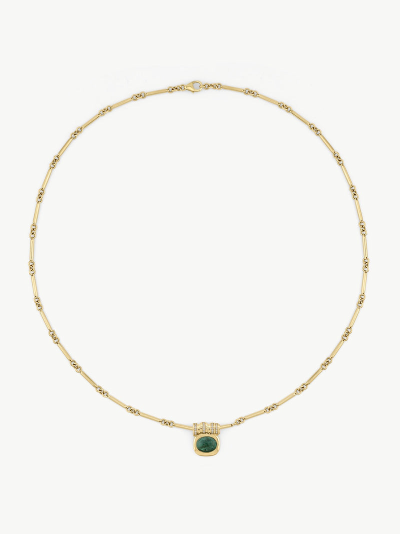 Tourmaline Pillar Necklace