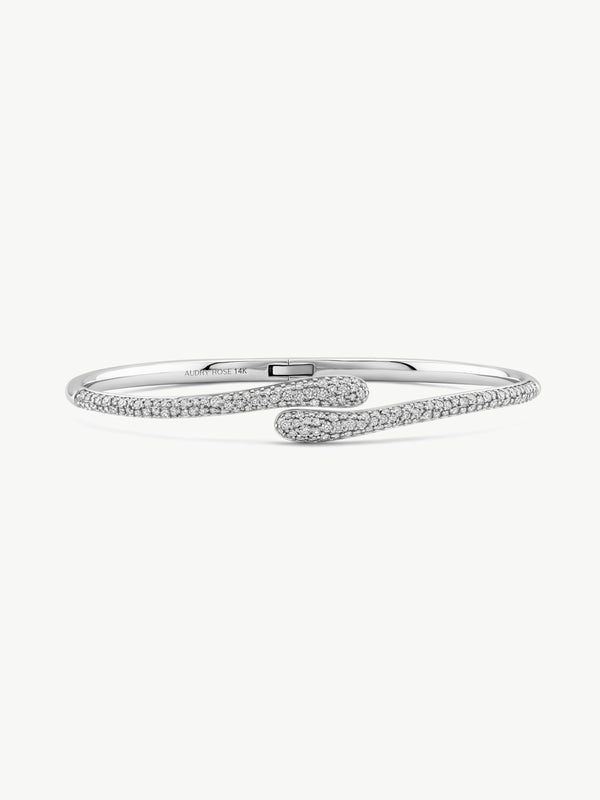 Pave Diamond Wrap Bracelet