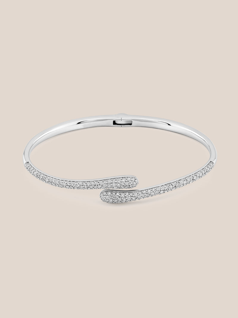 Pave Diamond Wrap Bracelet