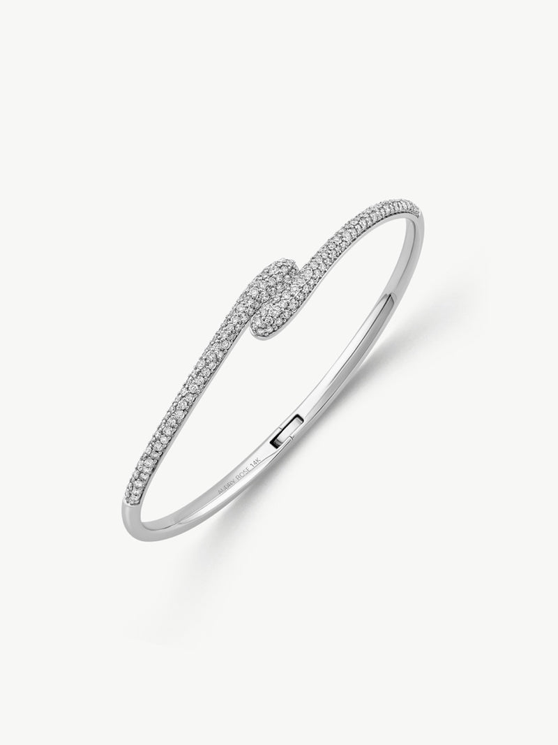 Pave Diamond Wrap Bracelet